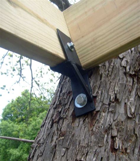 metal brackets for tree houses|fasteners for tree houses.